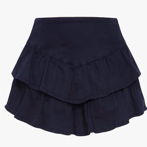 City Chic Women's Plus Size Amina Frill High Waist Mini Short SZ 20